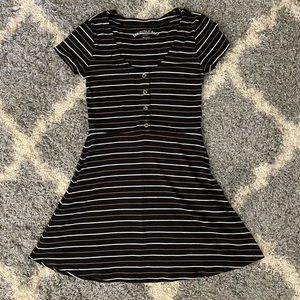 Women’s L Striped Cotton T-Shirt Dress